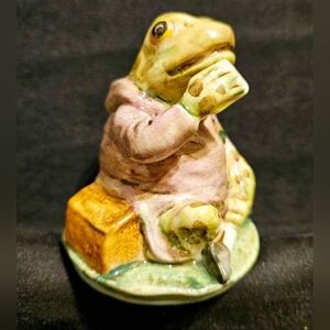 1950 Beatrix Potter Mr Jeremy Fisher Frog England Collectible Figurine
